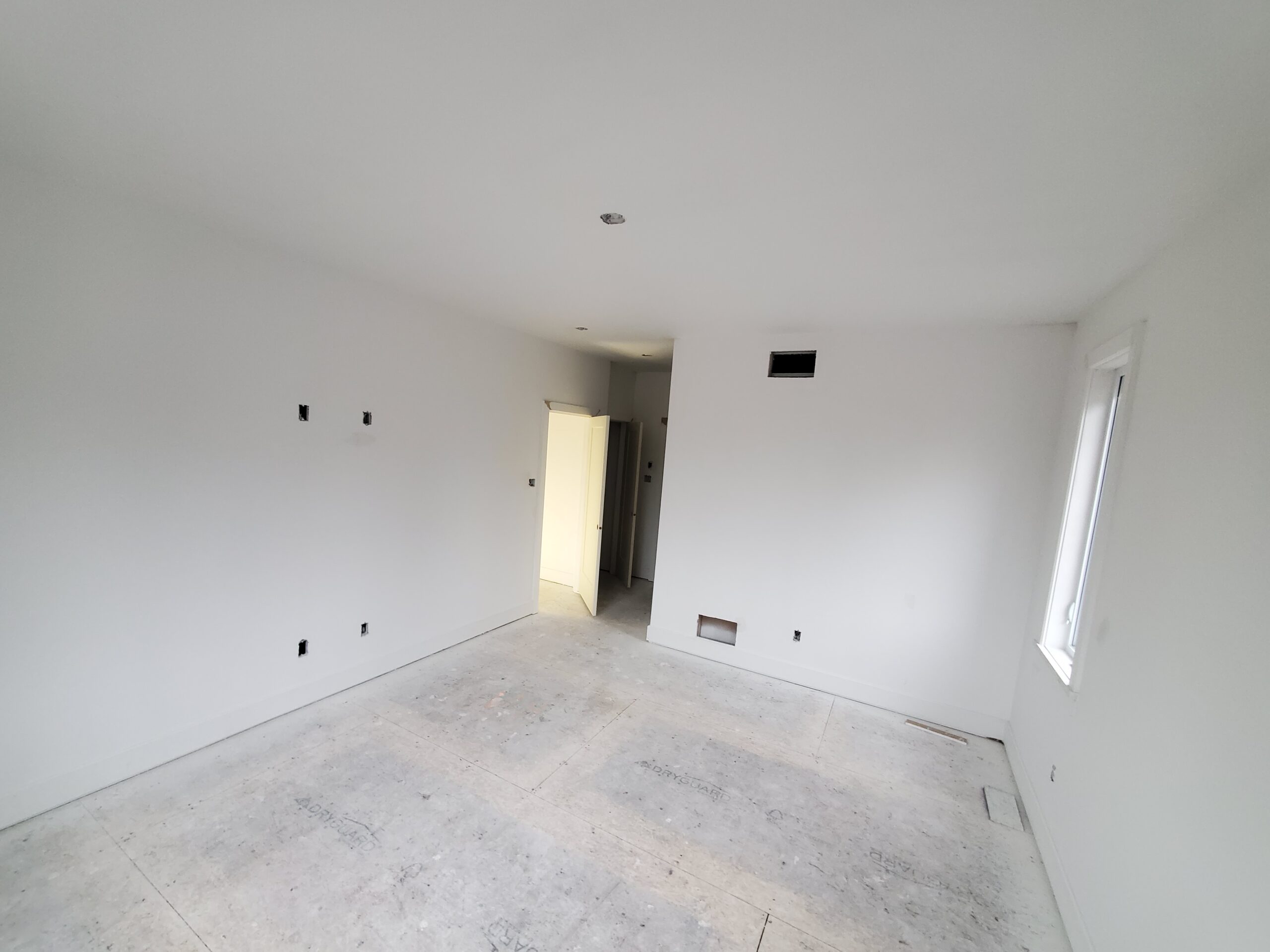 New build painting project in Ottawa
